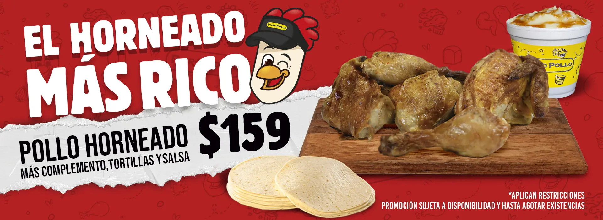 pollo horneado