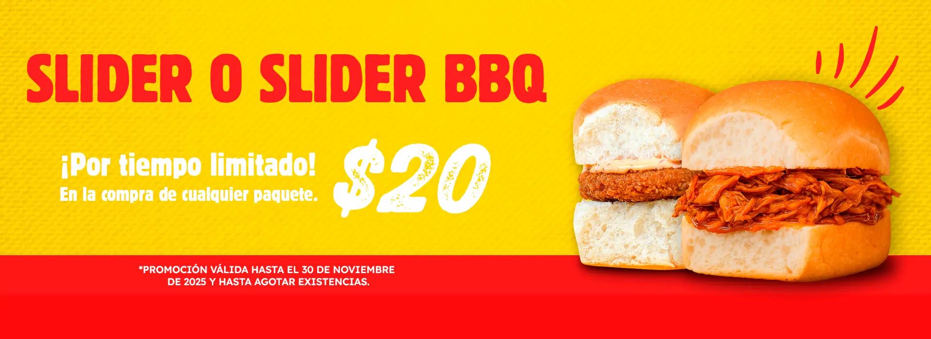 sliders a $20