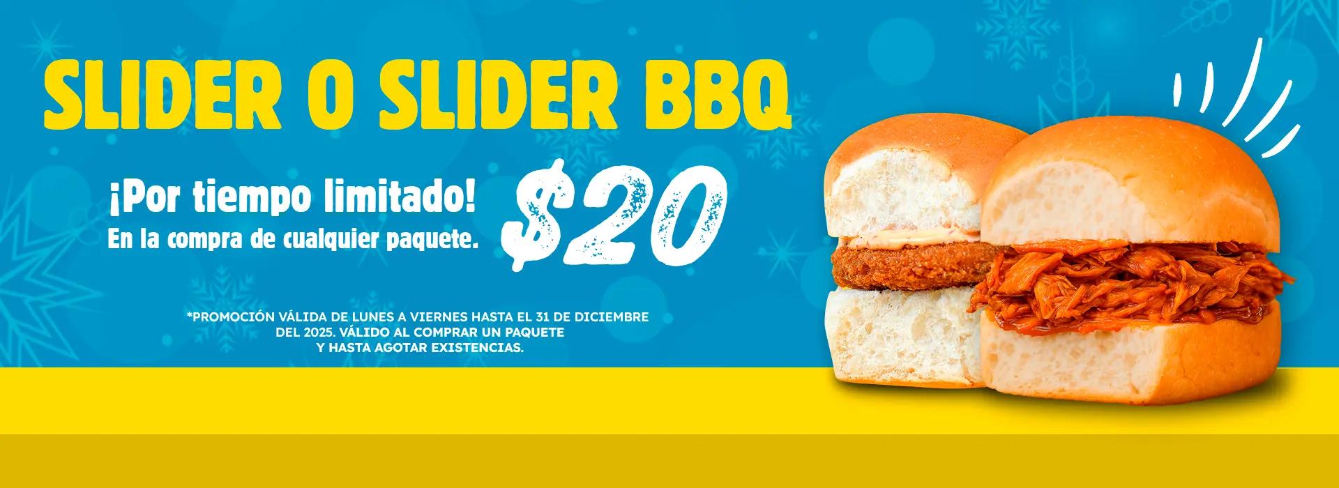 sliders a $20