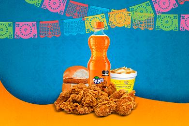 Pollo Pops Con Slider